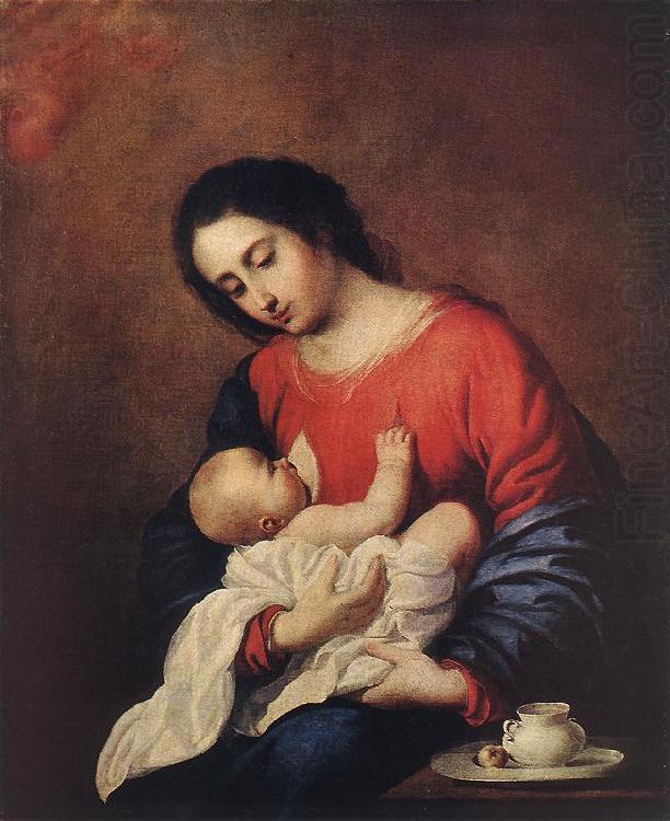 Madonna with Child, Francisco de Zurbaran